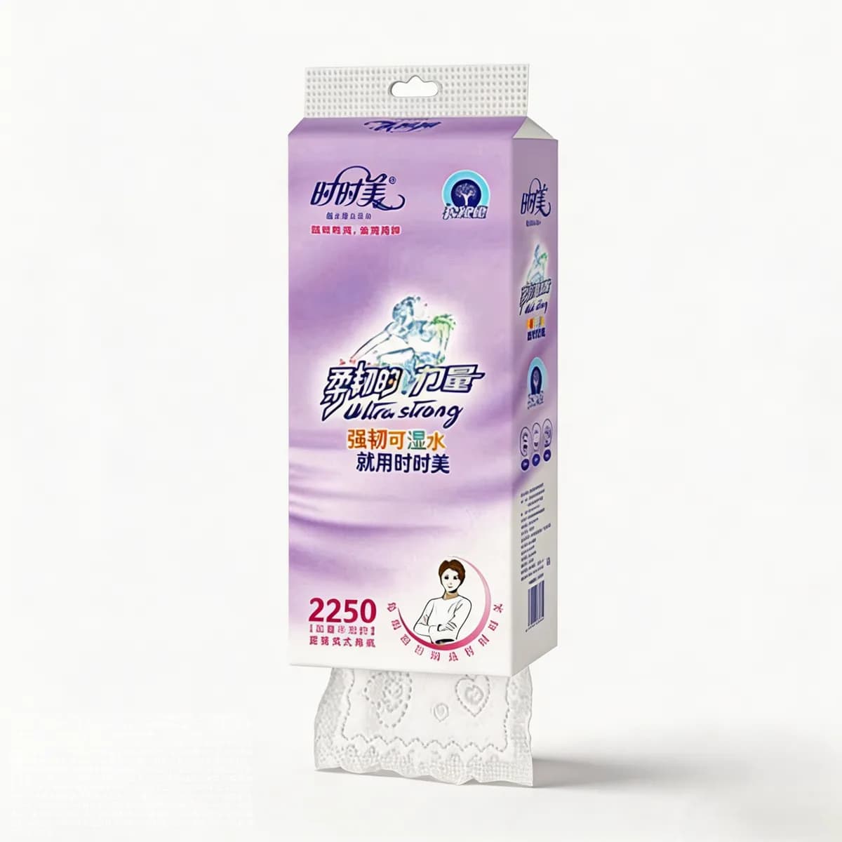 奔跑悬挂式抽纸